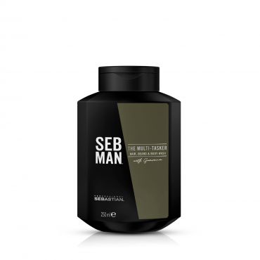SEB MAN The Multitasker 3 in 1 Hair, Beard & Body Wash 250ML