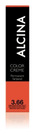 ALCINA Color Creme Haarfarbe  60ml  3.66 dunkelbraun intensiv-violett
